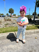 Load image into Gallery viewer, Neon purple distressed