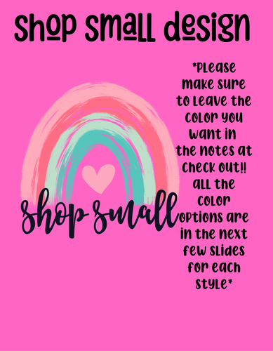 Shop small tee