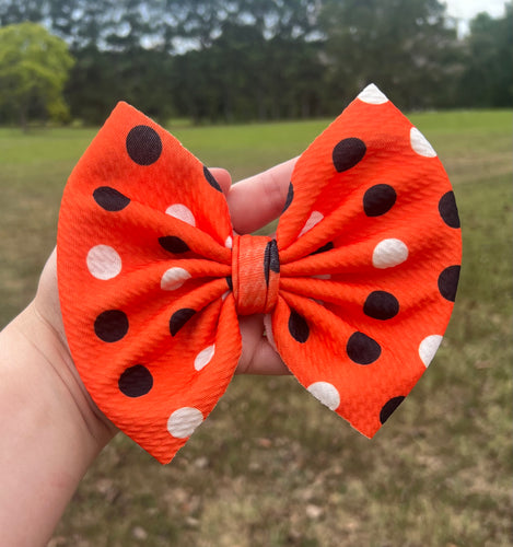 Halloween polka dots