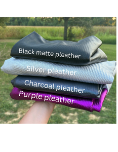 Charcoal pleather