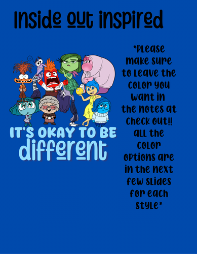 Inside out inspired design