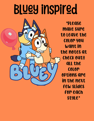 Bluey inspired design
