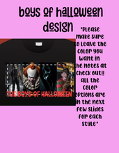 Load image into Gallery viewer, Boys of Halloween tee design