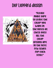 Load image into Gallery viewer, Def Leppard design