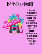 Load image into Gallery viewer, Barbie 1 design