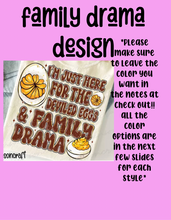 Load image into Gallery viewer, Family drama design