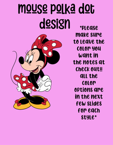 Mouse polka dot design