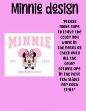 Load image into Gallery viewer, Minnie design