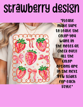 Load image into Gallery viewer, Strawberry design