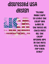 Load image into Gallery viewer, Distressed USA design
