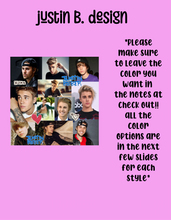 Load image into Gallery viewer, Justin B design