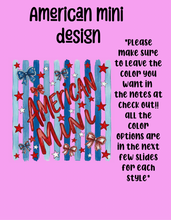 Load image into Gallery viewer, American mini design