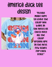 Load image into Gallery viewer, America duck design