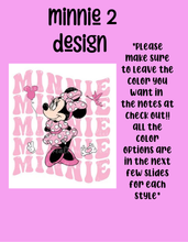Load image into Gallery viewer, Minnie 2 design