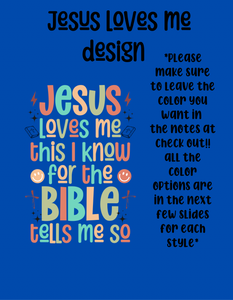 Jesus loves me design