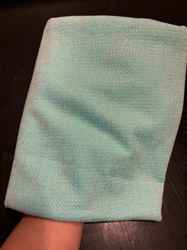 Aqua&gold shimmer