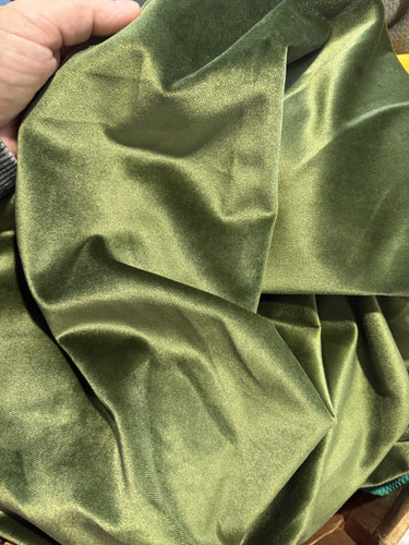 Olive velvet