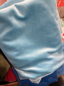 Baby blue velvet