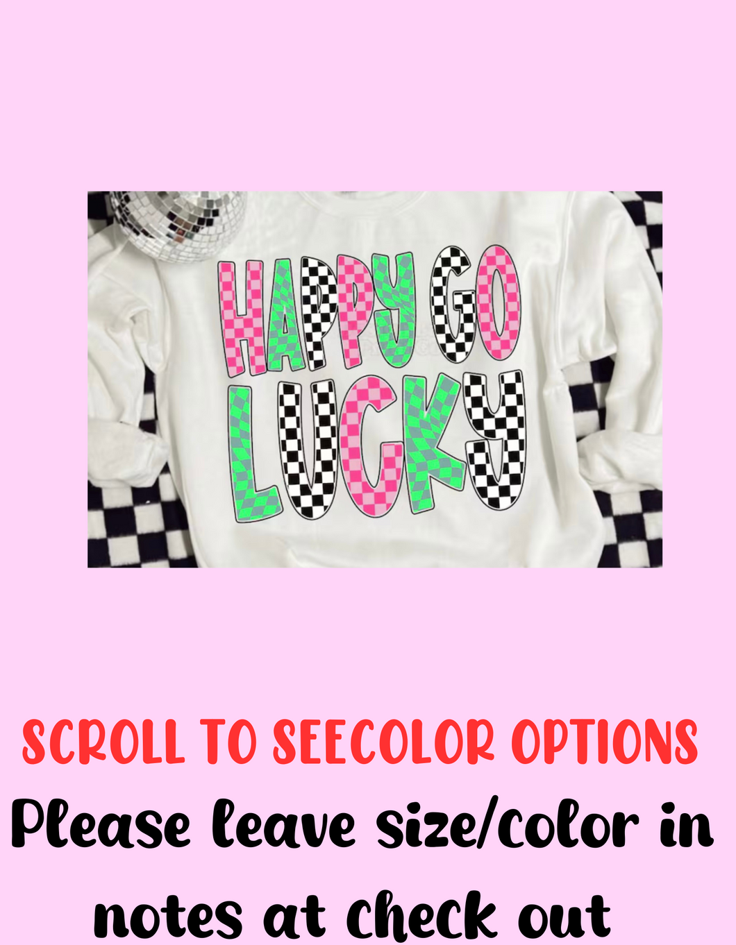 Happy go lucky design