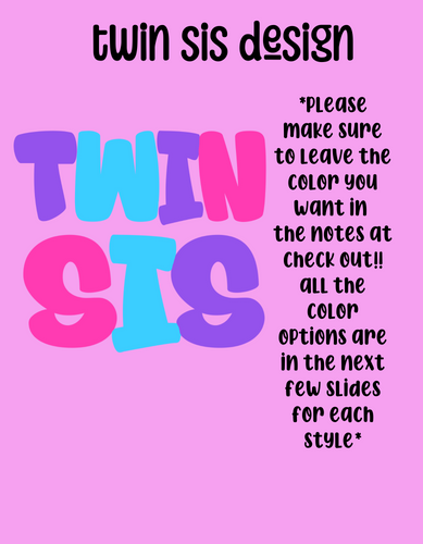 Twin sis tee