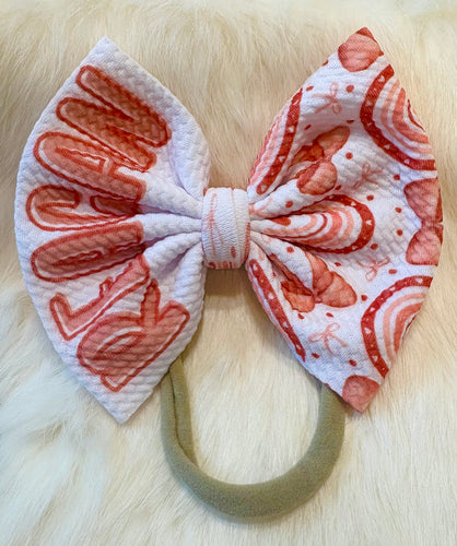 **CUSTOM**Rainbows&bows name bow