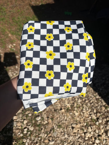 Checkered floral
