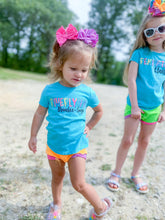 Load image into Gallery viewer, Neon purple distressed