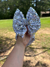 Load image into Gallery viewer, White/silver sequin