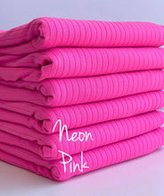Load image into Gallery viewer, neon pink rib knit