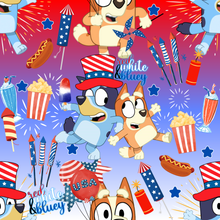 Load image into Gallery viewer, Red white &amp; bluey
