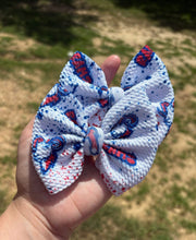 Load image into Gallery viewer, **CUSTOM** school bows (can do any team or school)
