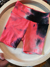Load image into Gallery viewer, Pink black rib tie dye