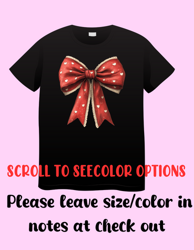 Hearts bow design