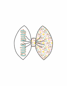 **CUSTOM** easter design #1 name bow